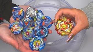 CHO-Z SPRIGGAN vs ALL VALKYRIE VALTRYEK BEYS  Beyblade Burst Super Z ベイブレードバースト 超ゼツ