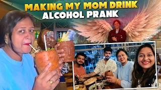 Making my mom Drink Alcohol Prank   Samsameer_insta