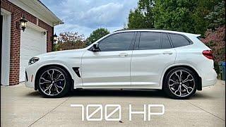 700HP BMW X3M POV Drive  Rainy ASMR