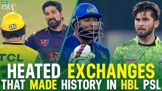 Heated Exchanges That Made History So Far in #HBLPSL