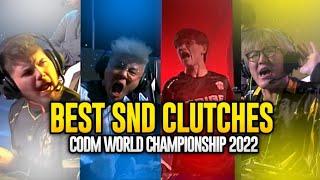 Top SND Clutches  CODM World Championship 2022
