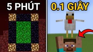 Những Kỉ Lục THÚ VỊ NHẤT Minecraft Speedrun...