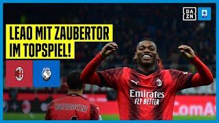 Leao mit Weltklasse -Tor im Kampf um die Königsklasse AC Milan - Atalanta 11  Serie A  DAZN