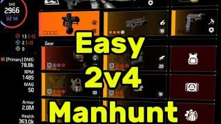 Division 2 easy 2v4 manhunt dark zone pvp builds. 2024. GG LegitDoey