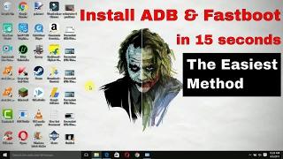 How to Setup ADB Fastboot & USB Drivers on Windows Easiest Method  15 sec Method