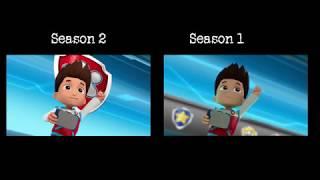 PAW Patrol - Season 1 & 2 Comparison