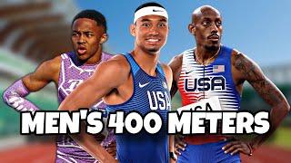 Mens 400m Final Line Up  US Olympic Trials 2024  Michael Norman vs Quincy Wilson