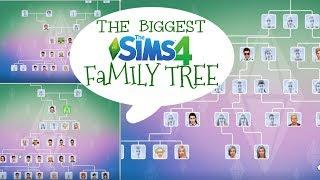 THE BIGGEST SIMS 4 FAMILY TREE UPDATED