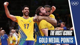 The most iconic gold medal points in volleyball 