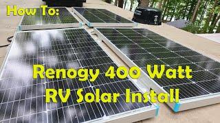 Renogy RV Solar Installation Video  How To Install Renogy RV Solar  Interstate Adventures