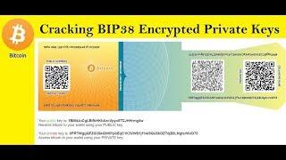 Cracking Bip38 Encrypted Private Keys of Bitcoins