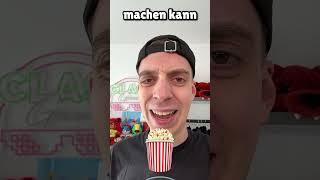 POPCORN mit GLÄTTEISEN machen  #shorts