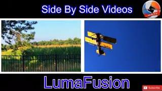 LumaFusion Side By Side PIP wborders Tutorial