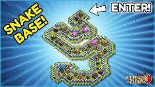 *IMPOSSIBLE* TH12 TROLL BASE With Link - SNAKE BASE Challenge - Clash of Clans