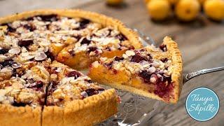 Французский Абрикосовый Пирог с Миндальным Кремом Франжипан  French Apricot Frangipane Tart