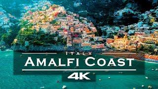 Amalfi Coast Italy  - by drone 4K