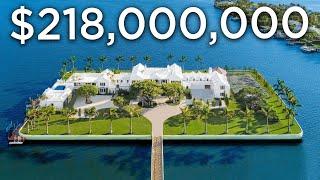 Touring a $218000000 Florida Mega Mansion on a Private Island