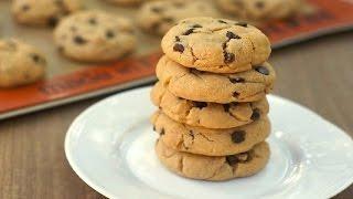 Biscotti Cookies con gocce di cioccolatoricetta facilissima