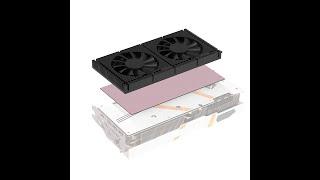 PANO-MOUNTS GPU Backplate Memory Radiator Aluminum Heatsink Cooler. Gigabyte aorus master 3070 8gb