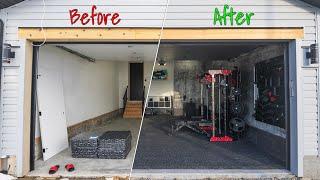 Transforming An Empty Garage Into My Home Gym Setup