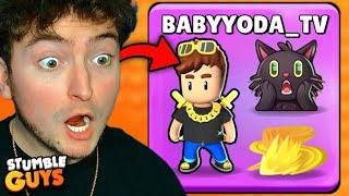 *NEW* BABYYODA_TV SKIN EMOTE & FOOTSTEPS  Stumble Guys