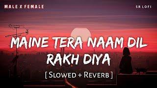 Maine Tera Naam Dil Rakh Diya Slowed + Reverb  Raghav Chaitanya Shreya Ghoshal  SR Lofi