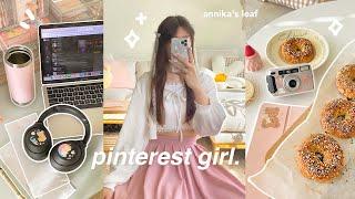 HOW TO ROMANTICIZE YOUR LIFE vlog  pinterest outfits desk organization aesthetic food grwm