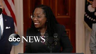 Ketanji Brown Jackson remarks on her nomination to the Supreme Court I ABCNL