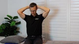 Physio tip for easing upper neck pain and headaches