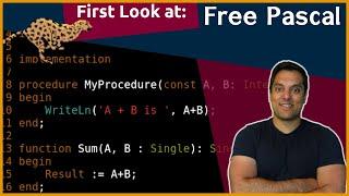 Free Pascal - First Impression Programming Languages Episode 6