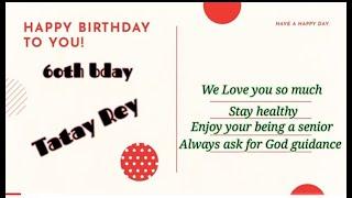 Happy 60th birthday  Tatay Rey  happy memories  @JAMMAR0528