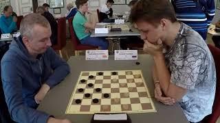 Taranin - Mikhalchenka. European Draughts-64 Championship 2021 blitz