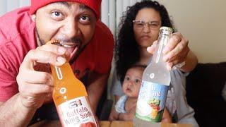 Trying the WORST Soda Flavors in the WORLD  Gross Soda Challenge  Cam and Kay