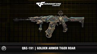 CFM  QBZ-191  Golden Armor Tiger Roar VIP