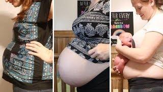 WATCH MY BELLY GROW  My Pregnant Belly Progression Week By Week