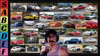 The Best Beginner RWD Project Cars Tier List