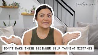 DONT MAKE THESE BEGINNER SELF TANNING MISTAKES  TIPS AND TRICKS BY A PRO SPRAY TAN ARTIST