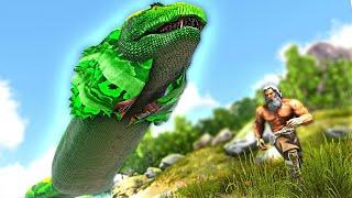 This ENORMOUS Snake Can Knock Out ANYTHING  ARK Modded #22