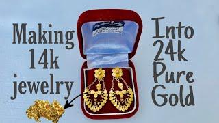 Turning Old Jewelry Into 24k Pure Gold