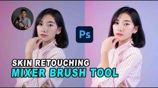 Retouching Kulit High-End dengan Mixer Brush Tool di Photoshop  Tutorial Photoshop Mudah