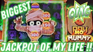 OMG BIGGEST JACKPOT OF MY LIFE ON MO MUMMY