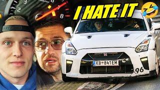 @schaefchen Trying NOT TO DIE in Nissan GT-R  Nürburgring