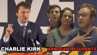 Charlie Kirk SHUTS DOWN 3 Arrogant College Students  Best Debates Compilation