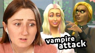 oh great my sim got attacked by a vampire