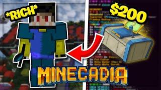 The Start Of Minecadia.. OPENING OVER $200 OF STUFF  MineCadia Factions #1