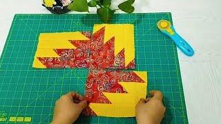 Patchwork tutorialThe secret of beautiful patchwork sewing Creative patchwork