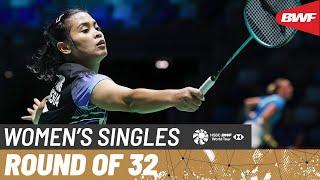 PETRONAS Malaysia Open 2024  Natsuki Nidaira JPN vs. Gregoria Mariska Tunjung INA 7  R32