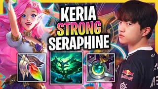 KERIA IS SO STRONG WITH SERAPHINE  T1 Keria Plays Seraphine Support vs Shaco  Season 2024