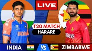  Live IND vs ZIM 1st T20  INDIA vs Zimbabwe Live cricket match Today  Live Score & Commentary