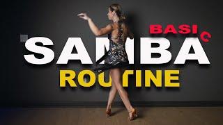 Samba Basic Routine  International Latin  Valeria Khrapak